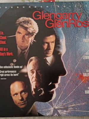 Glengarry Glen Ross LaserDisc like new, drama