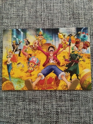 One Piece Epic Journey puzzle cards Panini new, numbers 152 & 153