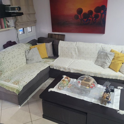 Corner sofa 3-seater with 2-seater 2m x 3.40m like new, minor armrest repair