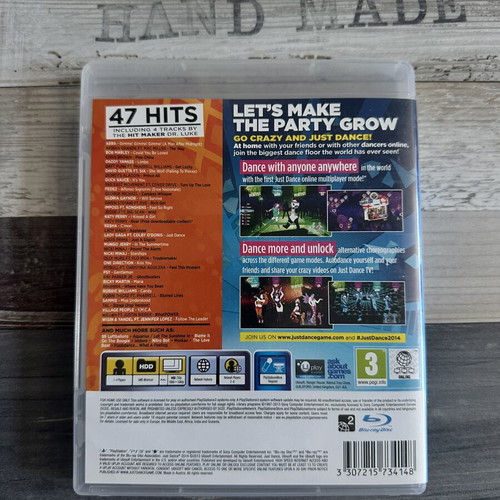Just Dance 2014 and 2018 PS3 games like new with manuals