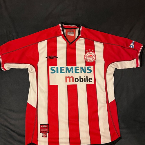 Olympiacos 2002-2003 football jersey, authentic, size medium
