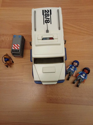 Playmobil полицейски автомобил с фигури като нов