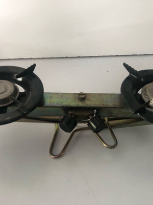 Camping gas double foldable like new