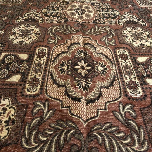 Traditional wool rug brown shade new, 2x2.75m