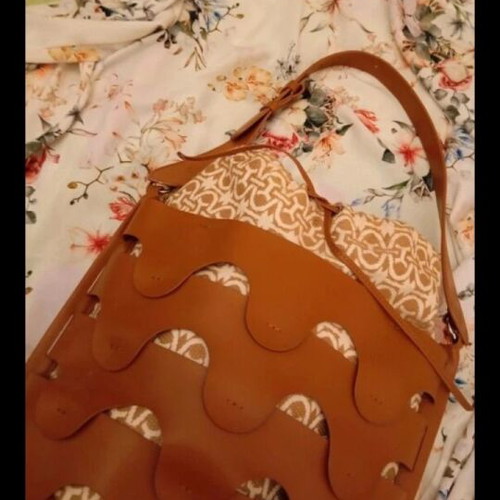 Coccinelle shoulder bag like new, large brown