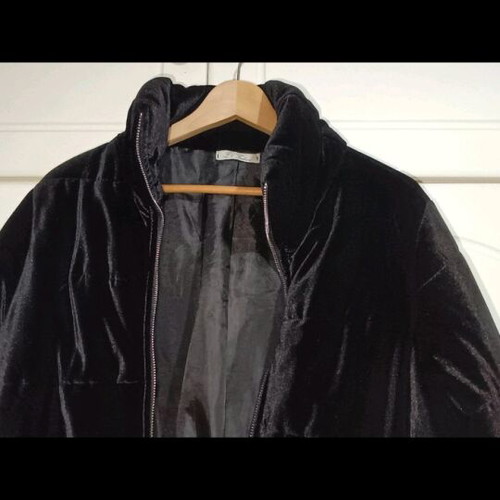 Bomber jacket new, short, black, one size