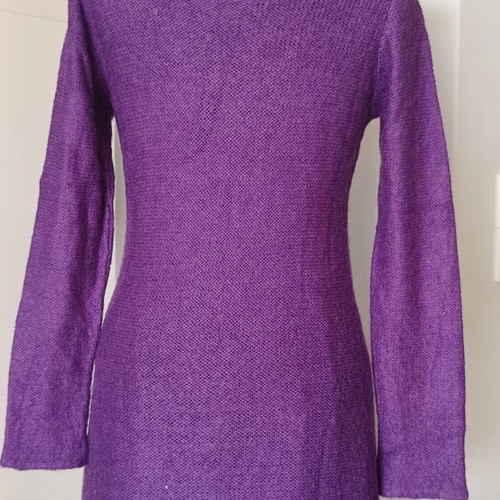 Scandalo knitted dress like new, purple, S/M
