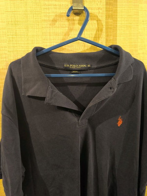 Ανδρικό T shirt U.S. Polo Assn. XL σε σκούρο μπλε, σαν καινούργιο