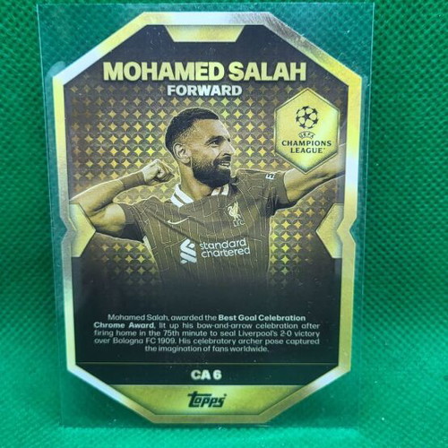 M. Salah Best Goal Celebration Match Attax 2026 Fan Award κάρτα καινούργια