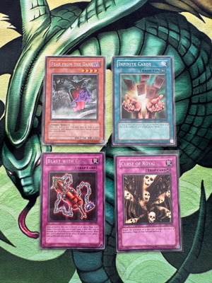 YuGiOh! 4 rare από old school συλλογές σαν καινούργιο