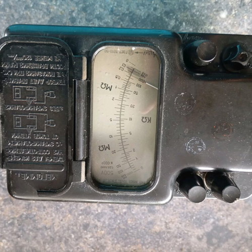 Megaohmmeter M1101 used, made in 1959 USSR