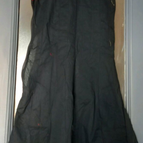 Ethnic vintage dress used, black and red