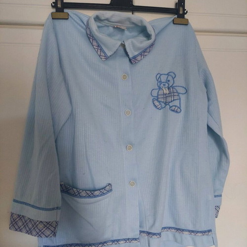 Blue pajamas set used, size S, turquoise