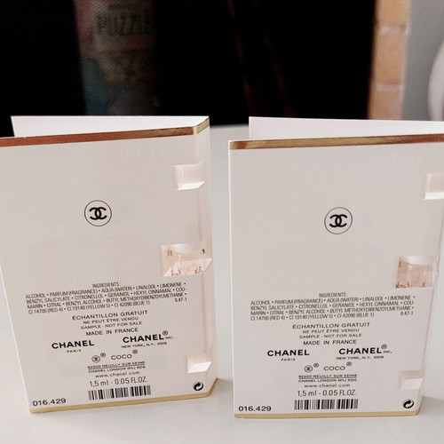 Chanel Coco Mademoiselle Eau de Parfum set of 4 new authentic samples