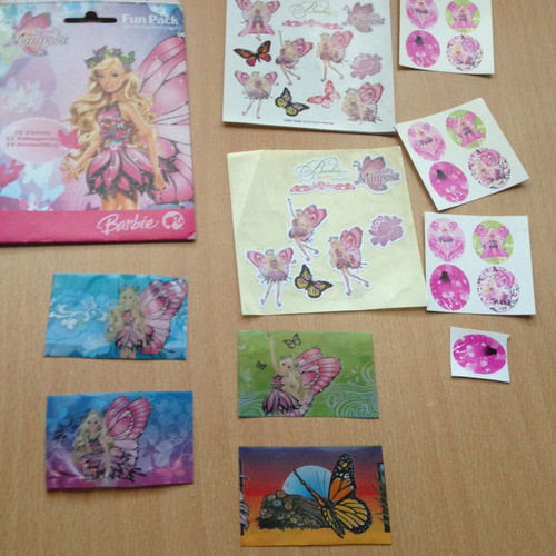 Barbie Mariposa Easter Egg Set like new