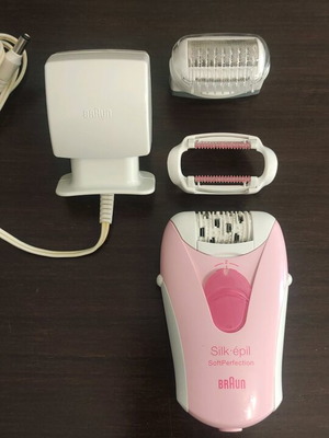 Braun Silk-épil epilator used with 3 heads, functional