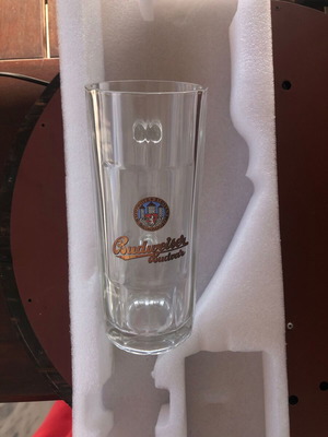 Budweiser beer glasses 500ml set of 6 new in original box