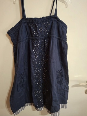 Zara dark blue dress for girls 9-10 years like new