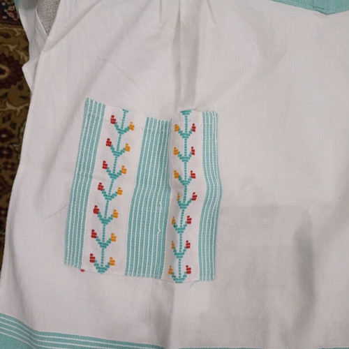 Woven Cretan traditional apron like new with pockets