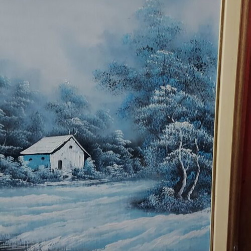 Oil painting canvas like new 1.40x0.80