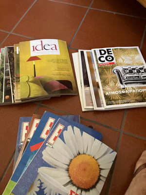 Home decoration magazines like new, pack of 18