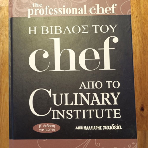 Bible of the Chef like new, from the Culinary Institute of America