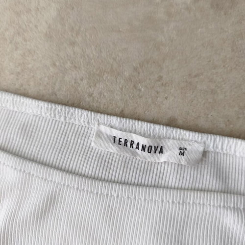 Crop top Tensione In white like new