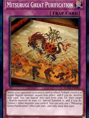 Mitsurugi Great Purification trap card