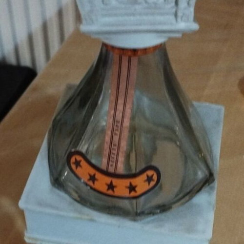 Collectible large liqueur bottle Caryatids Erechtheion used