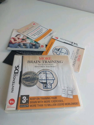More Brain Training Nintendo DS game like new, complete