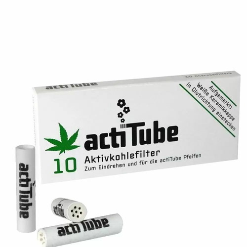 ActiTube Charcoal Filters for Smoking Pipe 10 pcs 8mm new