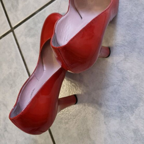 Agent Provocateur Katie Seduce Me red patent leather pumps