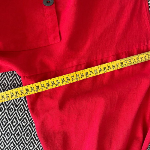 Unisex spring jacket red like new, cotton
