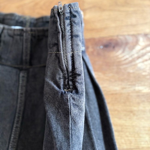 Bershka denim skirt like new, brown, size M 38 10