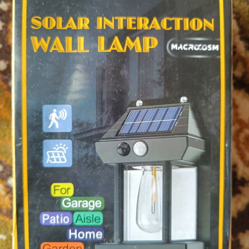 Balcony light with solar charging, new