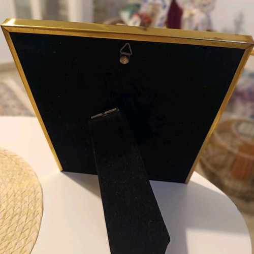 Photo frames used, pack of 2, gold tone