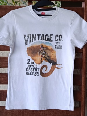Joyce παιδικό λευκό T-shirt για αγόρι νούμερο 10 σαν καινούργιο