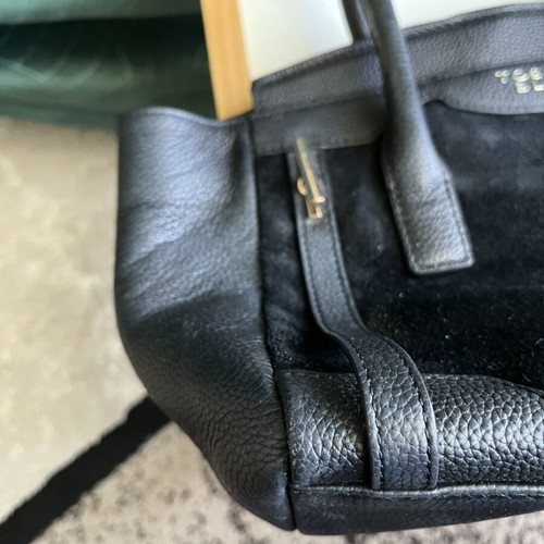 Tosca Blu handbag used, black, 33x19x10 cm