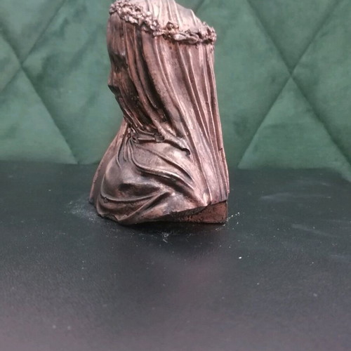 Gypsum statue replica "Veiled Lady" by Raffaele Monti new