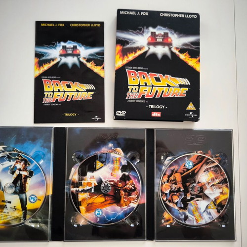 Back to the Future Trilogy DVD like new