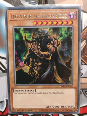 Invader of Darkness κάρτα Yu-Gi-Oh! μεταχειρισμένη, συλλεκτική