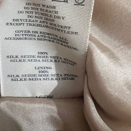 Burberry London silk pleated skirt, taupe