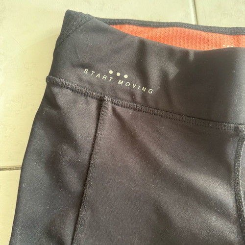 Bershka Start Moving gym sports leggings black, like new, size S