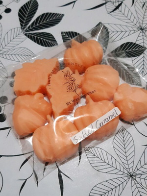 Wax melts σαν καινούργια, χειροποίητα από κερί καρύδας με άρωμα salted caramel