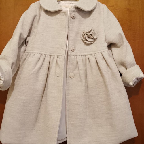 Baby Rose children's coat new, size 2, gray