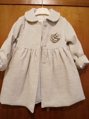 Baby Rose children's coat new, size 2, gray