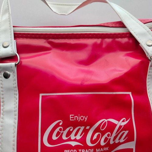 Coca-Cola insulated cooler used, vintage 70s-80s promotional