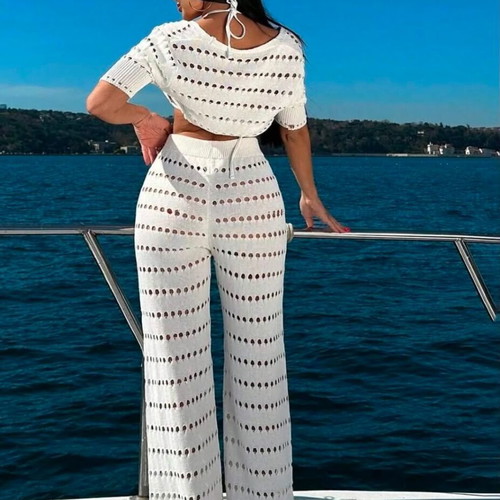 Summer Beach Set white, new, size M/L