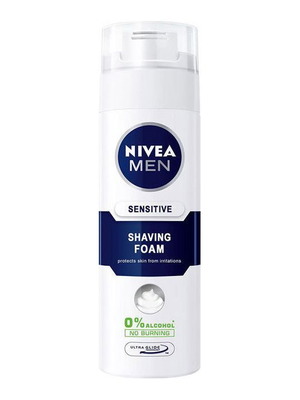 NIVEA Αφρός Ξυρίσματος Sensitive 0% Οινοπνεύμα 250ml Καινούργιο