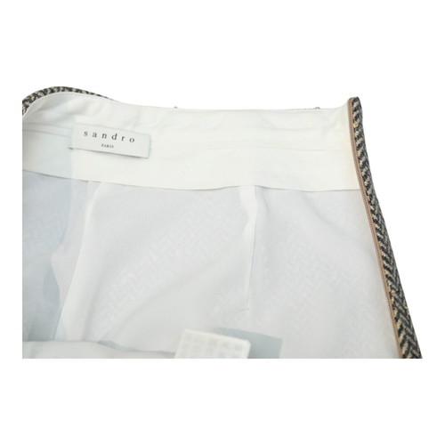 Sandro gray woolen shorts with sequins size 34 used
